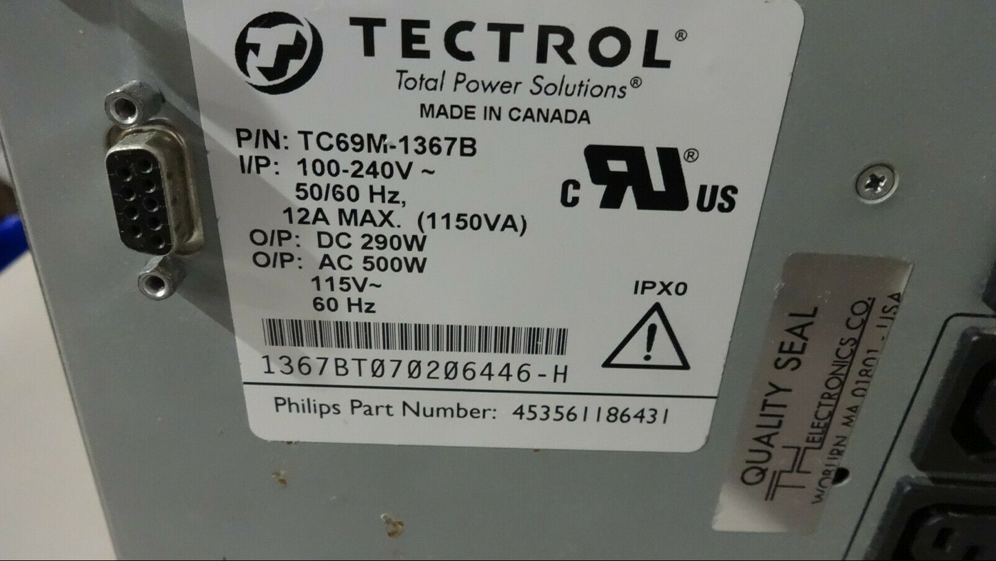 POWER SUPPLY FOR PHILIPS ENVISOR C HD ULTRASOUND 453561186431 TC69M-1367B