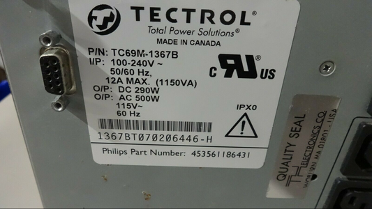 POWER SUPPLY FOR PHILIPS ENVISOR C HD ULTRASOUND 453561186431 TC69M-1367B