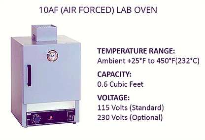 QUINCY LAB 10AF OVEN AIR FORCED 'AF' LAB OVEN & MANUAL GUARANTEED WORKS FREESHIP