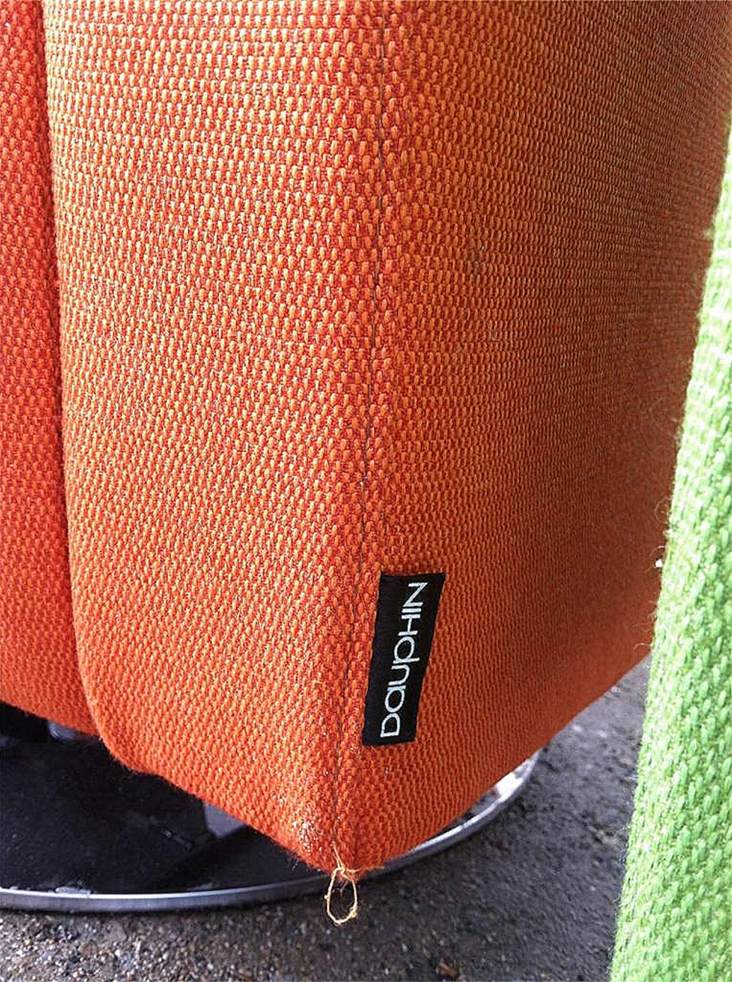 PAIR (2) OF DAUPHIN SWIVEL ORANGE or GREEN MODERN CONTEMPORARY FREE BUSINES SHIP