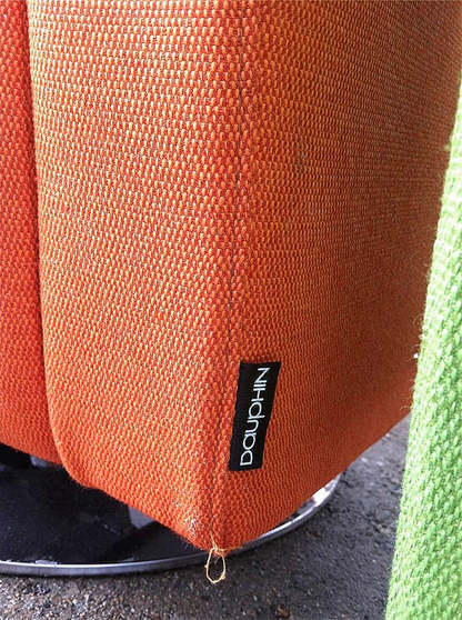 PAIR (2) OF DAUPHIN SWIVEL ORANGE or GREEN MODERN CONTEMPORARY FREE BUSINES SHIP