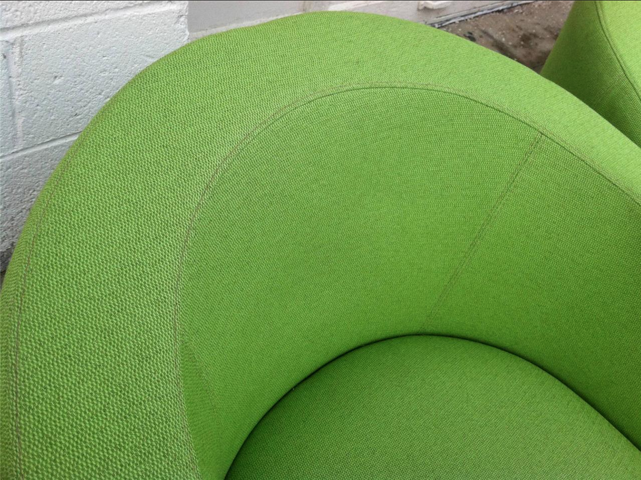 PAIR (2) OF DAUPHIN SWIVEL ORANGE or GREEN MODERN CONTEMPORARY FREE BUSINES SHIP