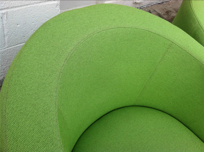 PAIR (2) OF DAUPHIN SWIVEL ORANGE or GREEN MODERN CONTEMPORARY FREE BUSINES SHIP