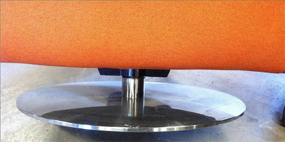 PAIR (2) OF DAUPHIN SWIVEL ORANGE or GREEN MODERN CONTEMPORARY FREE BUSINES SHIP