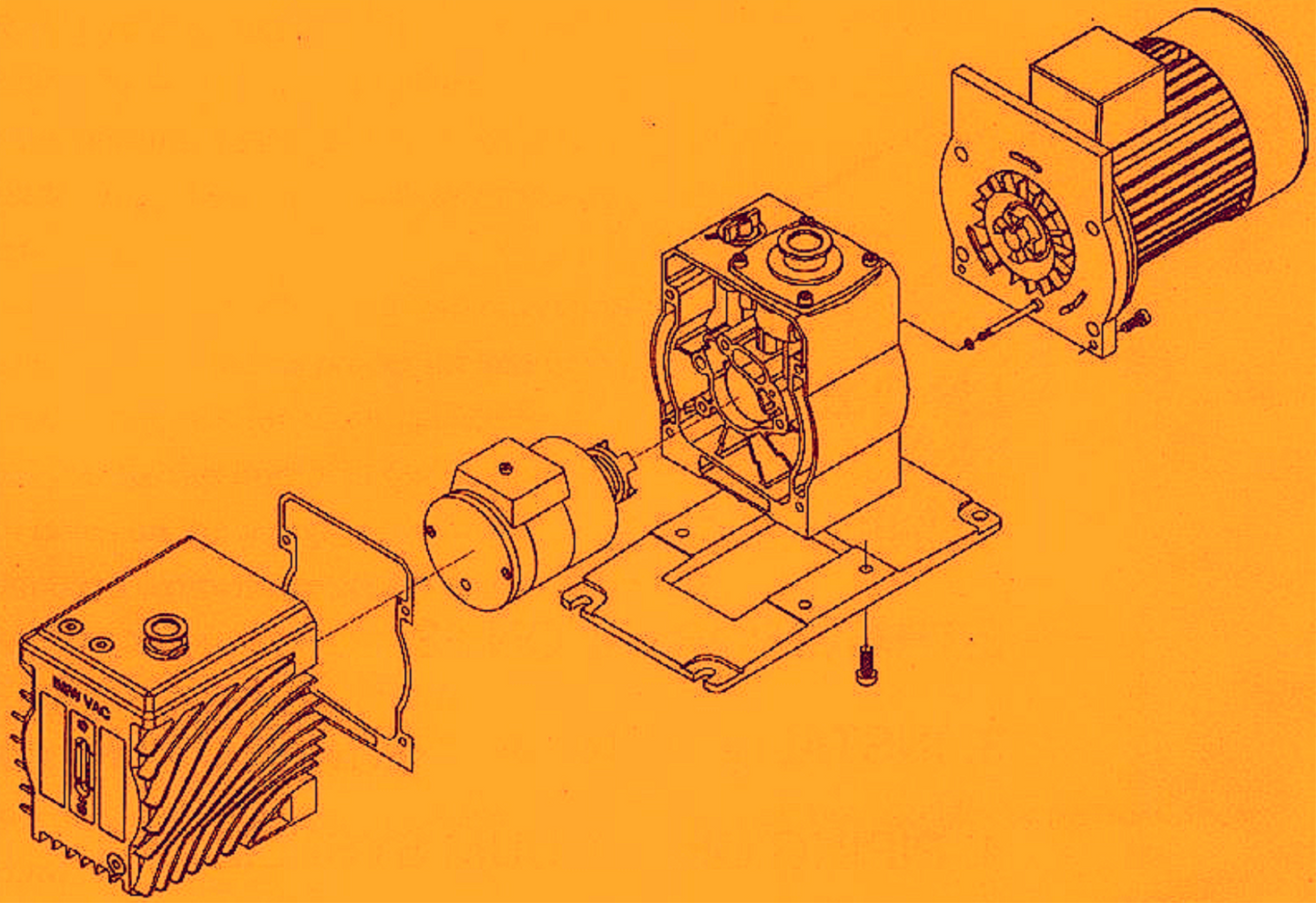 GAS FIRE PROTECTION CABINET Hitachi VACUUM PUMP 100% WORKING WATCH VIDEO