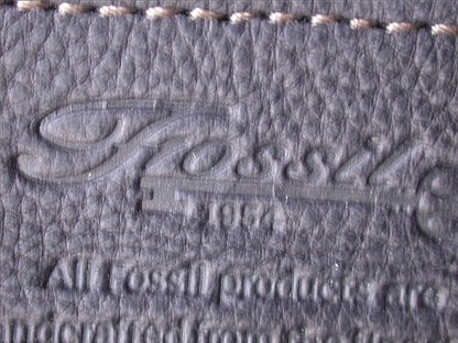 FOSSIL GENUINE BLACK LEATHER HANDBAG 75082