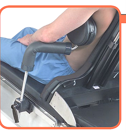 ALLEN MEDICAL HILL ROM ARTHROSCOPIC COUNTER-TRACTION BRACE BEACH  CHAIR SUPPORT