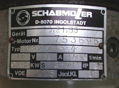 LOT 6 SCHABMUELLER ZAPI ROBOT AUTOMATION MOTION P85/0,13 MOTOR D8070 FREE SHIP