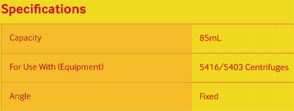 EPPENDORF 16F6-38 CENTRIFUGE ROTOR 5416 5403 CENTRIFUGE Tested WARRANTY FREESHIP
