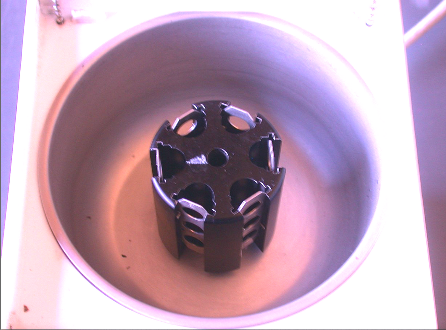 BECKMAN TABLETOP MICROFUGE B COMPLETEwith 6 STAINLESS STEEL PLATES FREE SHIPPING