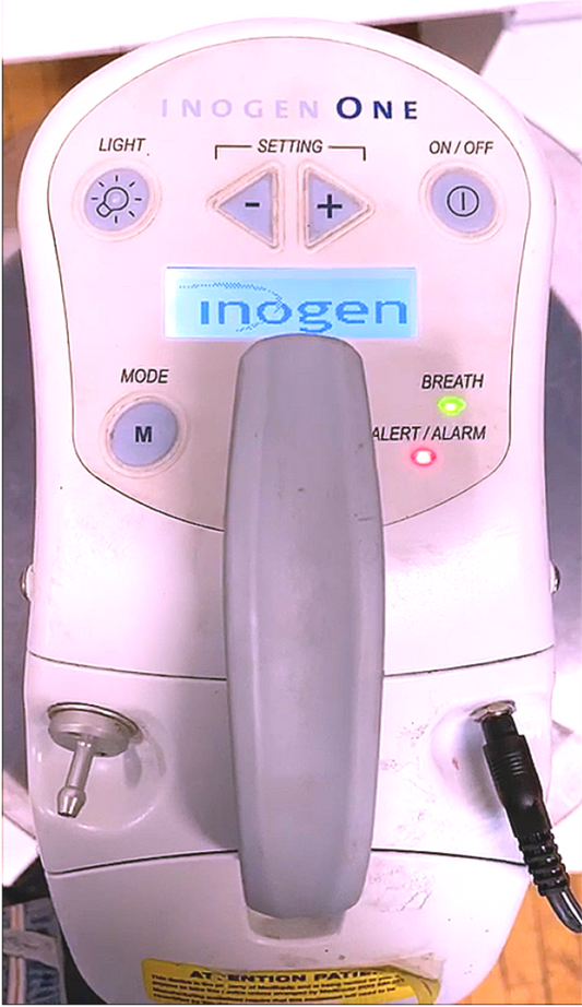 "RARE" INO GE N1 PORTABLE OXYGEN & CART MEDICAL CONCENTRATOR FREESHIPWATCHVIDEO