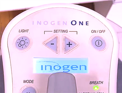 INOGEN FIRST GENERATION PORTABLE OXYGEN & CART FREE SHIPPING WATCH VIDEO