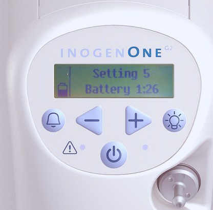 RARE INOGEN ONE G2 PORTABLE MEDICAL OXYGEN CONCENTRATOR 2BATTERY CART WATCHVIDEO