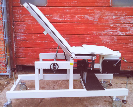 BIODEX MEDICAL MANUAL ADJUSTABLE ECHOCARDIOGRAM X-RAY BARIATRIC TABLE FREE SHIP