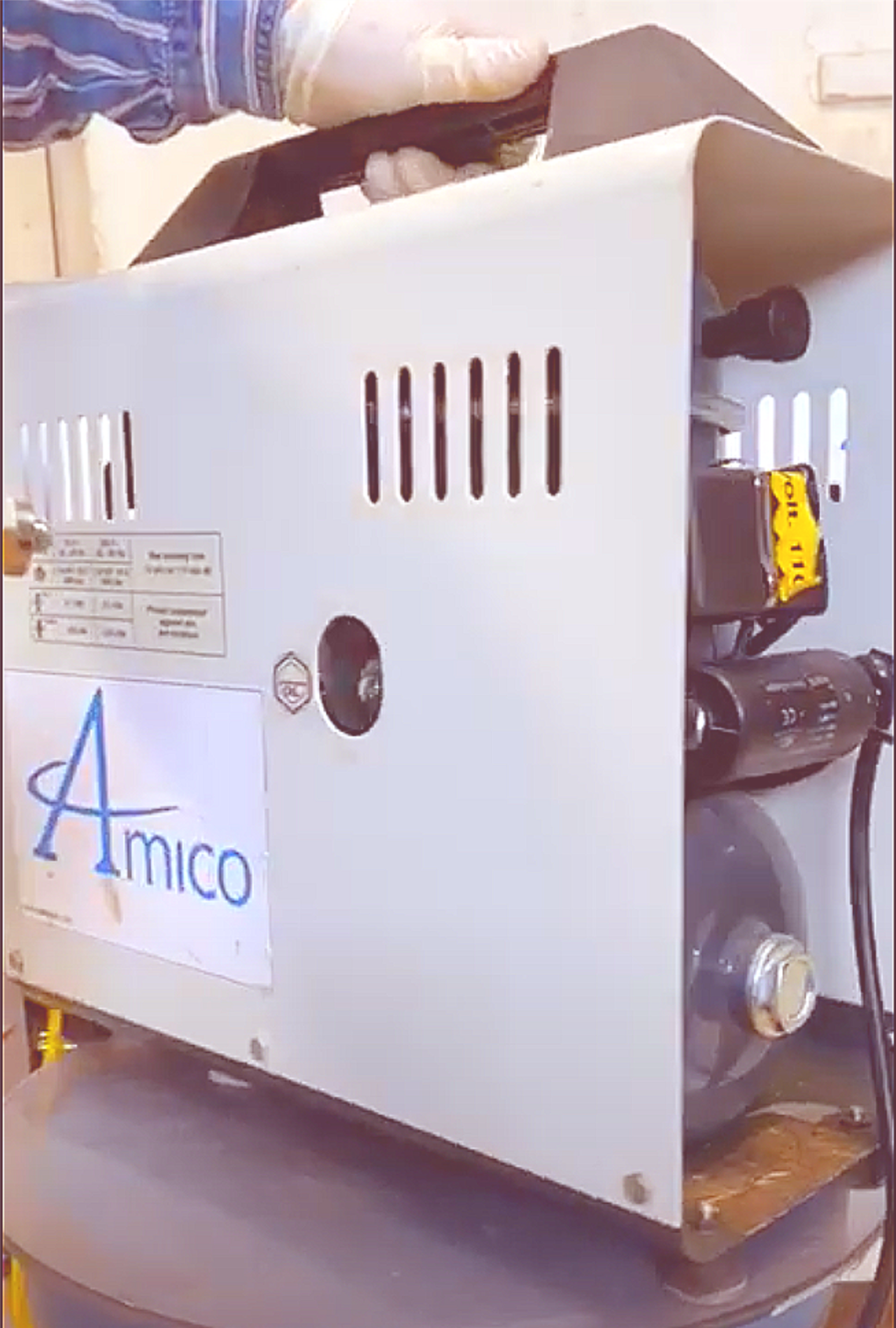 AMICO SIL-AIR MEDICAL 15-D SILENTAIR MEDICAL COMPRESSOR WATCH VIDEO FREE SHIPPIN