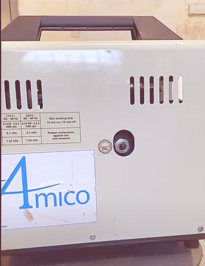 AMICO SIL-AIR MEDICAL 15-D SILENTAIR MEDICAL COMPRESSOR WATCH VIDEO FREE SHIPPIN