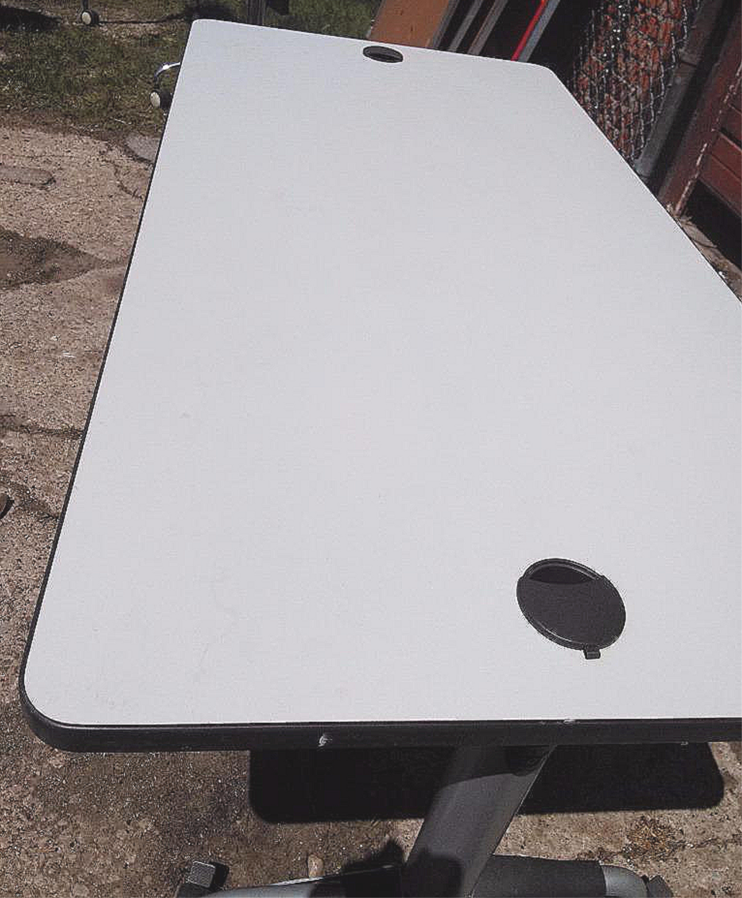 KI HURRY UP DESIGN Fold up Folding Task TABLE DESK w CASTERS 60 w x 30 d x 27 h