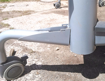 KI HURRY UP DESIGN FLIP TOP Fold up Folding Task TABLE DESK wCASTERS 60wX30dX27h