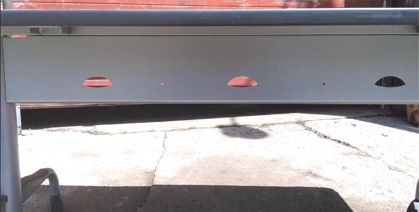 KI HURRY UP DESIGN FLIP TOP Fold up Folding Task TABLE DESK wCASTERS 60wX30dX27h