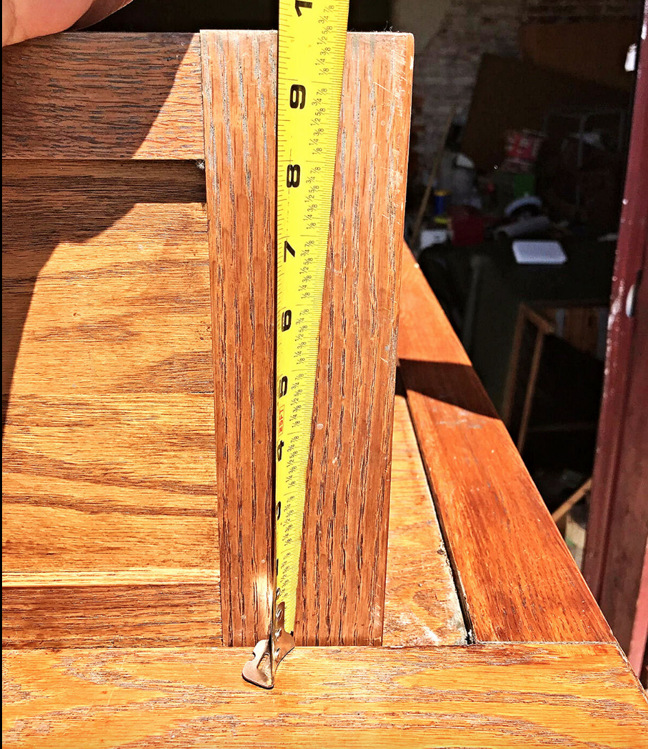 RARE 1950s VINTAGE 88 CUBICLE MAILBOX CABINET 53Hx 45Wx36D OAK Wine FREE SHIP