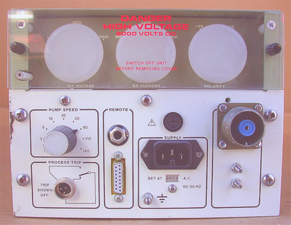 VG ELECTRONICS VPS60 ION PUMP SUPPLY 8000VOLTS HIGH VOLTAGE DC POWER mbar/Amp/kV