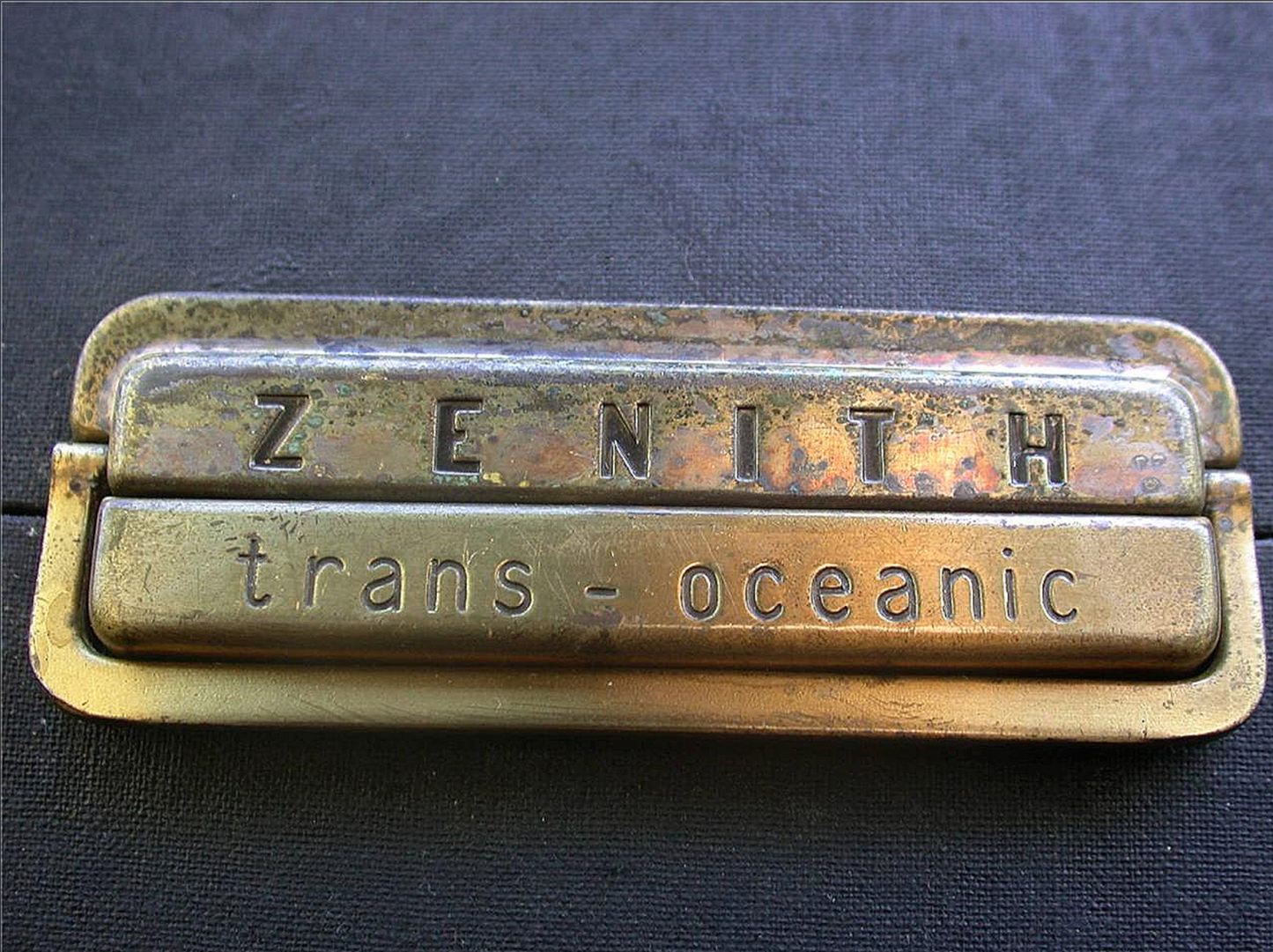 1951 ZENITH H500 TRANS OCEANIC WAVEMAGNETIC VACUUM TUBE AM BROADCAST SW RADIO