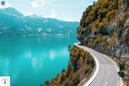 RARE 1888 ORIGINAL PHOTOGRAPH of BRUNIG PASS LUCERNE by G SOMMER 10"x8" FREESHIP