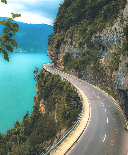 RARE 1888 ORIGINAL PHOTOGRAPH of BRUNIG PASS LUCERNE by G SOMMER 10"x8" FREESHIP