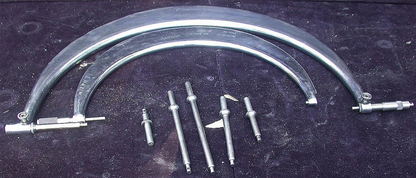 TUBULAR MICROMETER CO. CALIPER & WOOD CASE 12" - 18" 0.0001" TUMICO SPINDLE ROD