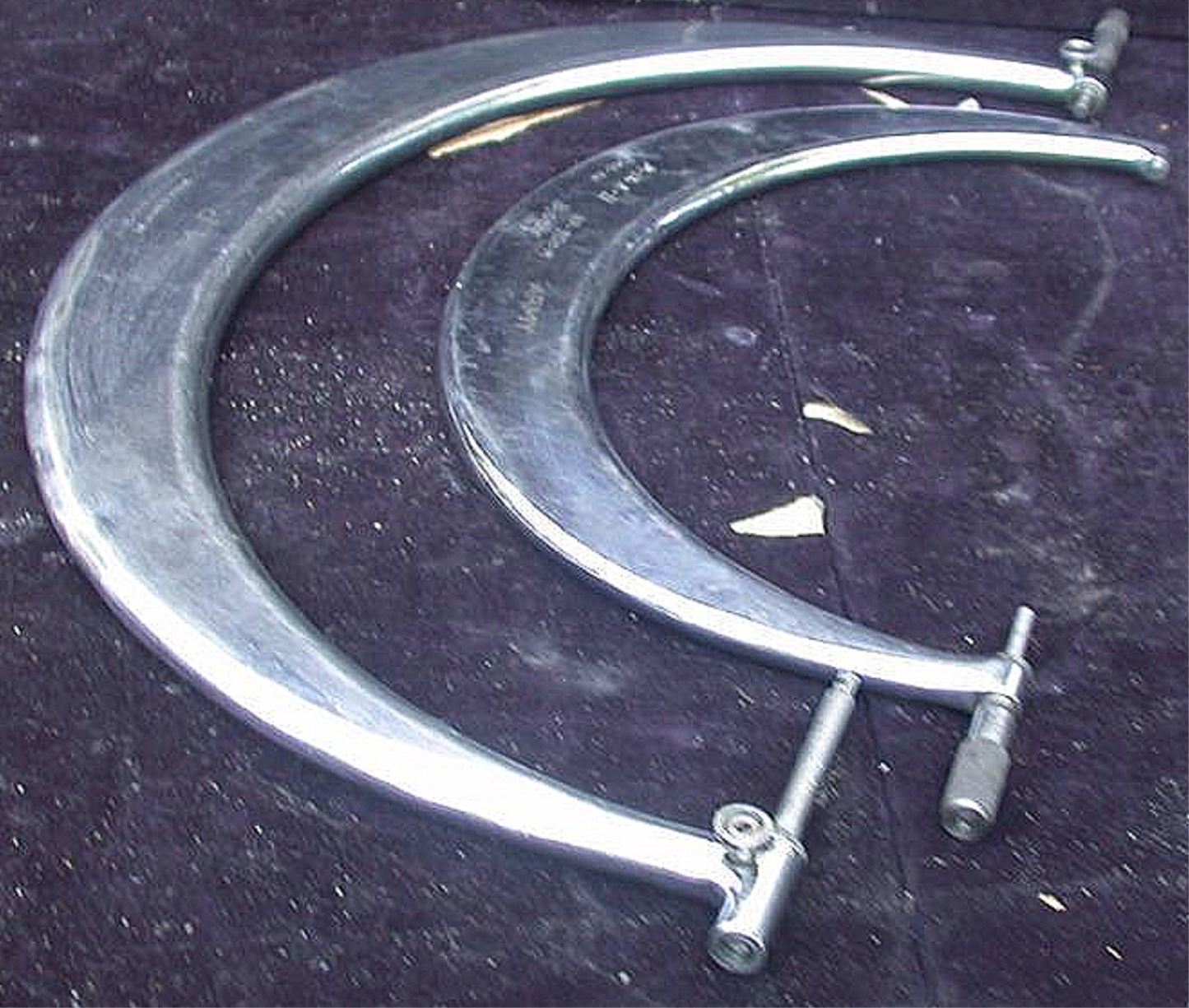 TUBULAR MICROMETER CO. CALIPER & WOOD CASE 12" - 18" 0.0001" TUMICO SPINDLE ROD