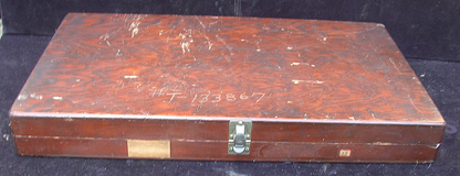 TUBULAR MICROMETER CO. CALIPER & WOOD CASE 12" - 18" 0.0001" TUMICO SPINDLE ROD