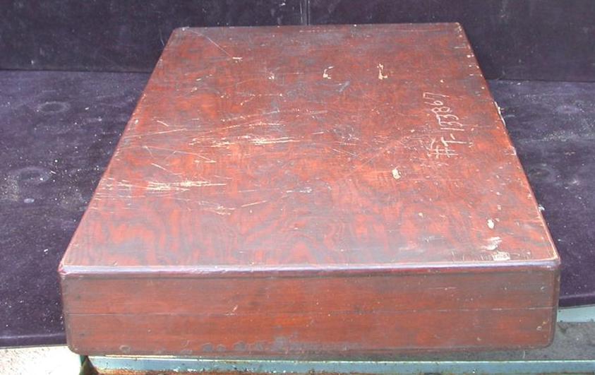 TUBULAR MICROMETER CO. CALIPER & WOOD CASE 12" - 18" 0.0001" TUMICO SPINDLE ROD