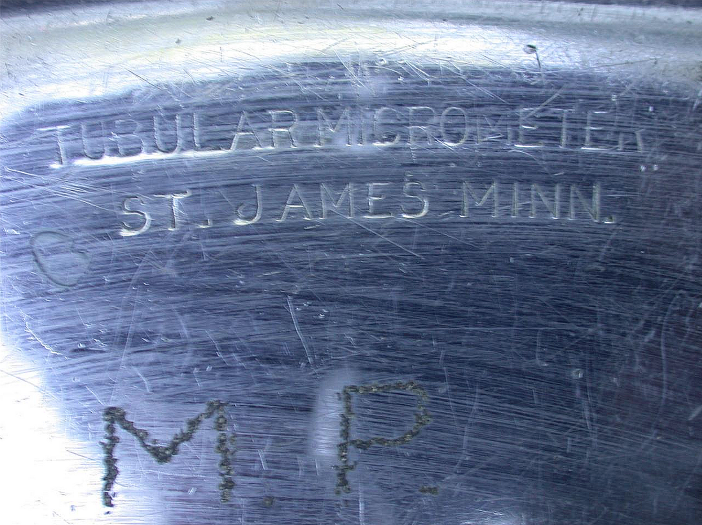 TUBULAR MICROMETER CO. CALIPER & WOOD CASE 12" - 18" 0.0001" TUMICO SPINDLE ROD