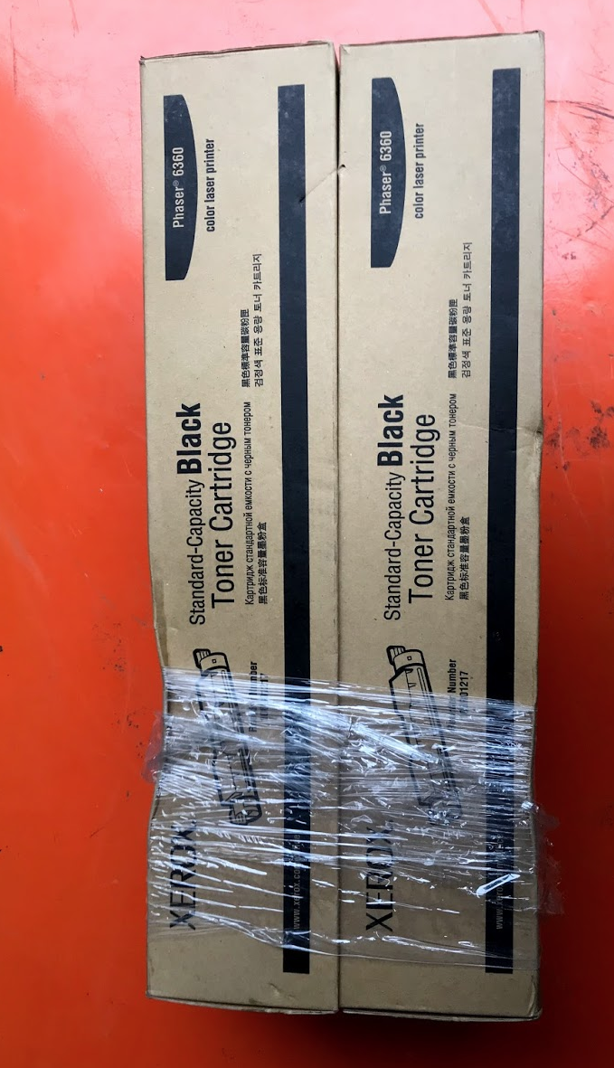 4 XEROX GENUINE OEM CARTRIDGE PHASER 6360 TONER CYAN BLACK MAGENTA FREE SHIP