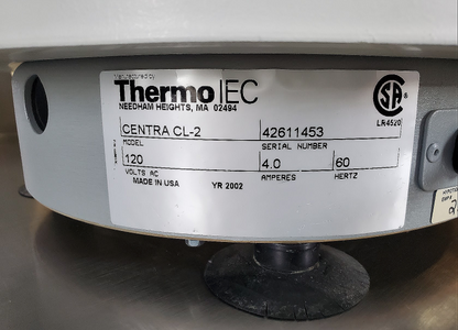 THERMO FISHER CENTRA CL2 CENTRIFUGE with ROTOR 6 TUBES WATCH VIDEO FREESHIP