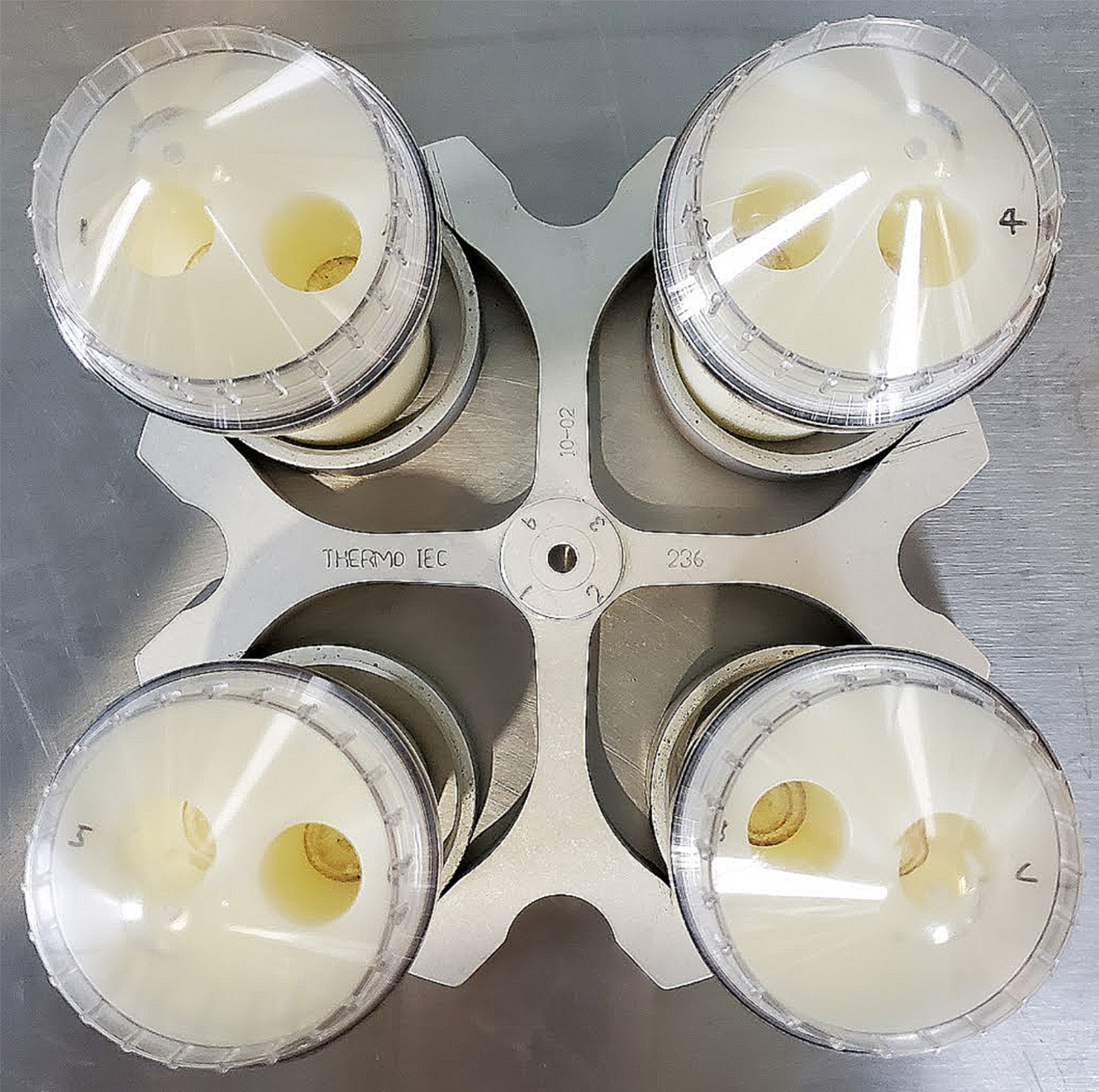 THERMO FISHER CENTRA CL2 CENTRIFUGE with ROTOR 6 TUBES WATCH VIDEO FREESHIP