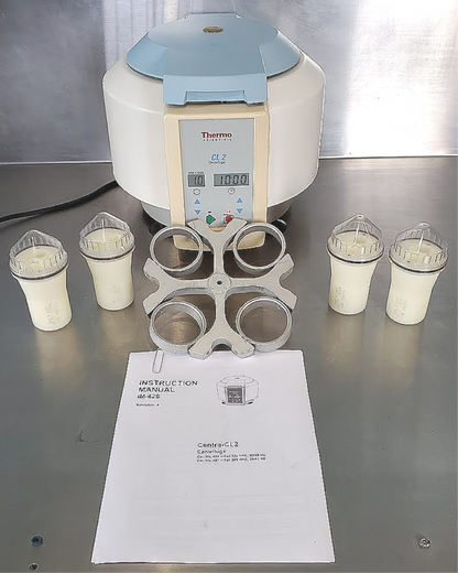 THERMO FISHER CENTRA CL2 CENTRIFUGE with ROTOR 6 TUBES WATCH VIDEO FREESHIP