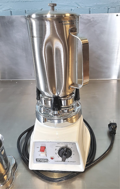 WARING 51BL30 COMMERCIAL BLENDER STAINLESS STEEL CONTAINER WATCH VIDEO FREE SHIP