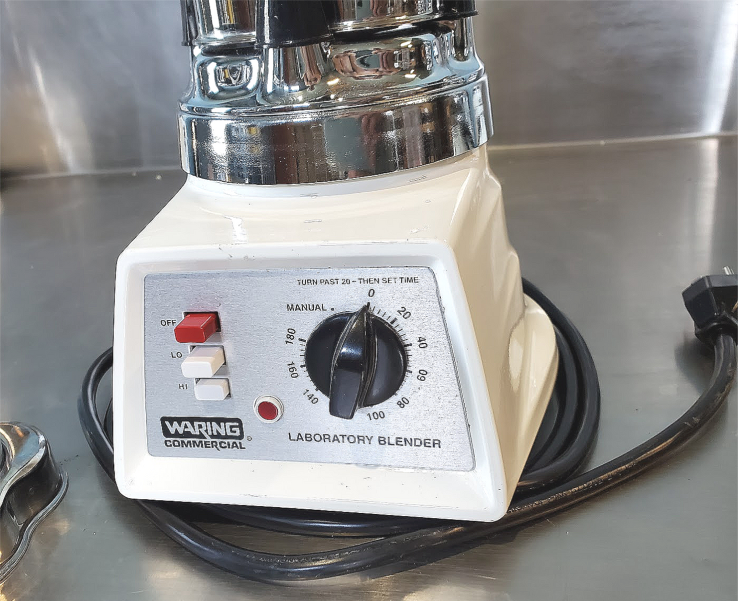 WARING 51BL30 COMMERCIAL BLENDER STAINLESS STEEL CONTAINER WATCH VIDEO FREE SHIP