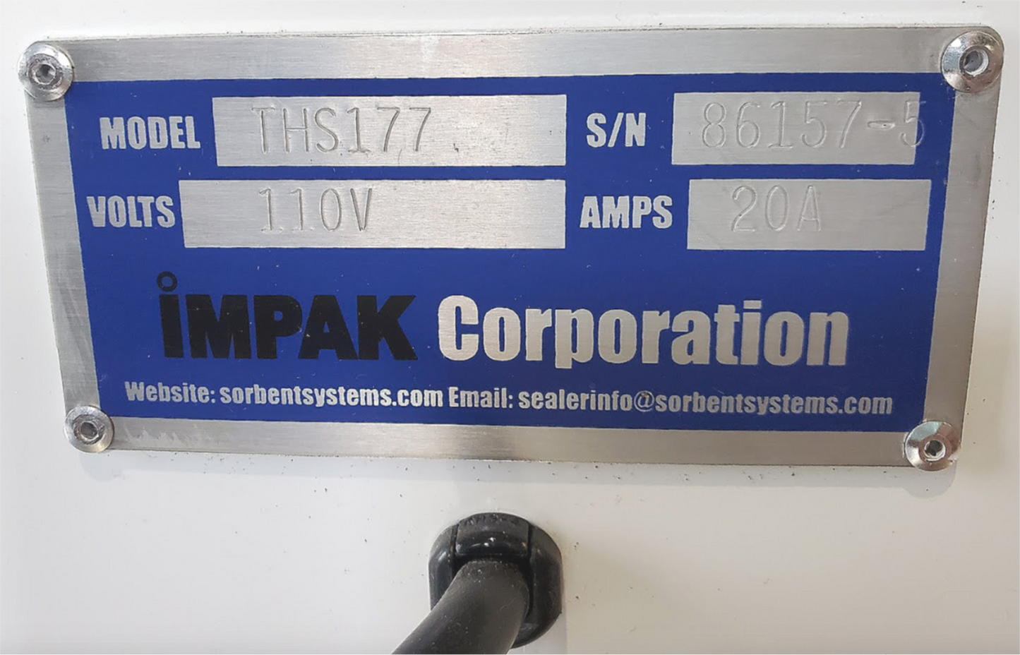 7" IMPAK THS 177 VYNIL TUBE SEALER PLUS EXTRA EMPTY TUBES WATCH VIDEO FREESHIP