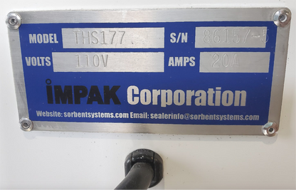 7" IMPAK THS 177 VYNIL TUBE SEALER PLUS EXTRA EMPTY TUBES WATCH VIDEO FREESHIP