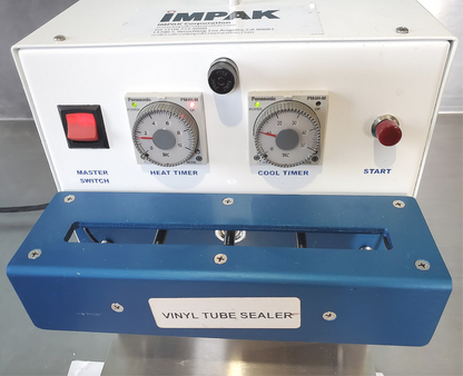 7" IMPAK THS 177 VYNIL TUBE SEALER PLUS EXTRA EMPTY TUBES WATCH VIDEO FREESHIP