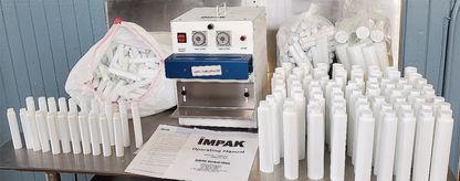 7" IMPAK THS 177 VYNIL TUBE SEALER PLUS EXTRA EMPTY TUBES WATCH VIDEO FREESHIP