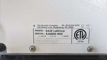 FISHER LABCORP HORIZON MINI E CENTRIFUGE with ROTOR 6 TUBES WATCH VIDEO FREESHIP