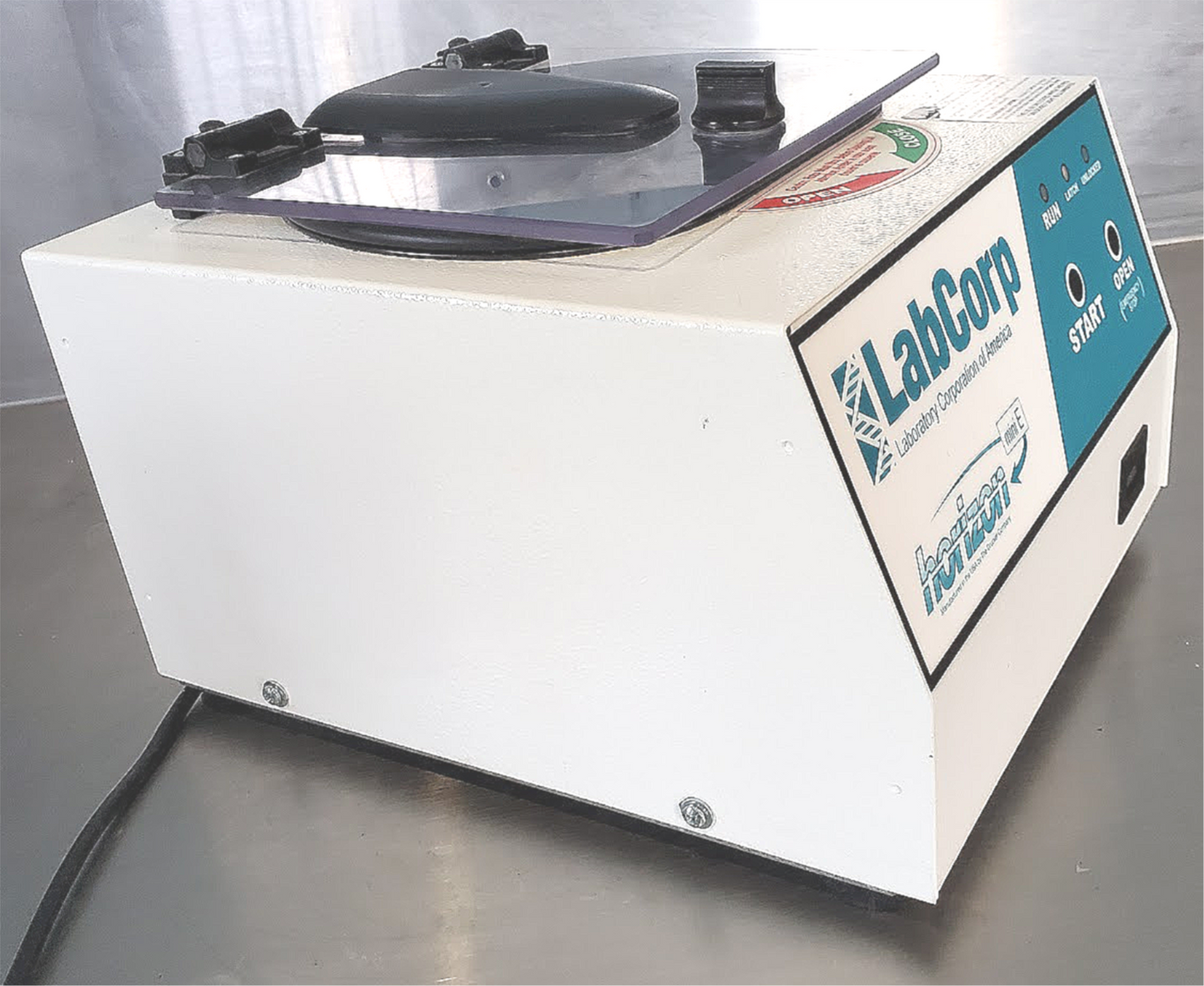 FISHER LABCORP HORIZON MINI E CENTRIFUGE with ROTOR 6 TUBES WATCH VIDEO FREESHIP