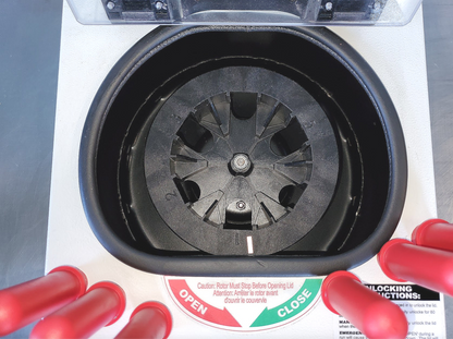 FISHER LABCORP HORIZON MINI E CENTRIFUGE with ROTOR 6 TUBES WATCH VIDEO FREESHIP