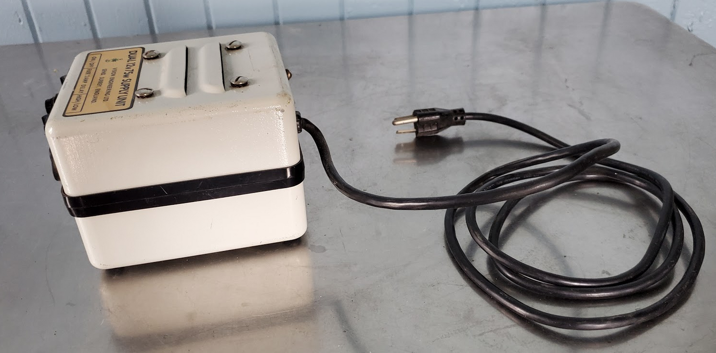 VISION ENGINEERING DUAL 12V / 75W TRANSFORMER 110V POWER SUPPLY FREE SHIPPING