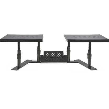 ALLSOP ERGOTWIN DUAL MONITOR LAPTOP STAND TABLE FURNITURE FREE SHIP