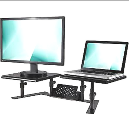 ALLSOP ERGOTWIN DUAL MONITOR LAPTOP STAND TABLE FURNITURE FREE SHIP