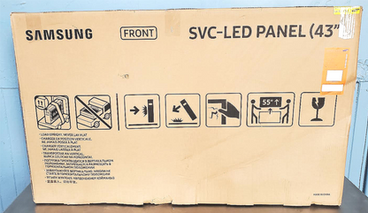 GENUINE SAMSUNG LED 43" REPLACEMENT TV PANEL SCREEN Manufacturer PartBN81-16372A